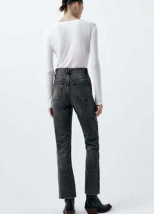 Zara прямі джинси 3
