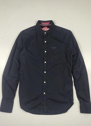 Чоловіча сорочка superdry чорна s-m