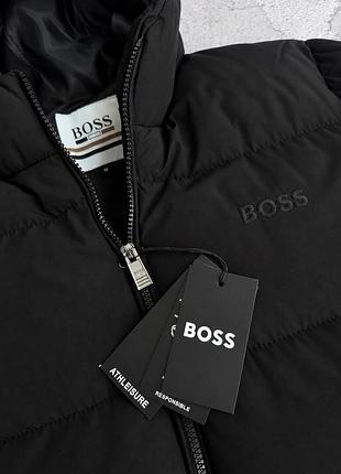 Куртка boss зима чорна 4