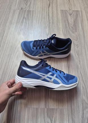 Кросівки чоловічі asics gel-tactic сині для ігрових видів спорту