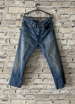 Джинси чоловічі levi’s 505 selvedge denim сині 32/32
