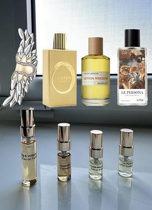 Розпив парфумів і подарунки zadig & voltaire zadig eau de parfum / liquid imaginaries saffron mandarin / accendis cuoredoro/ le persona golden gem