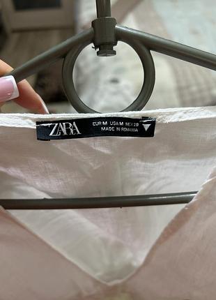 Блузка zara льон 4