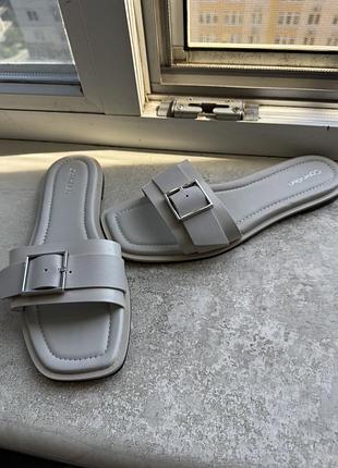 Жіночі шльопанці calvin klein, massimo dutti, geox. розмір 38-39, натуральна шкіра