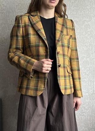 Стильний вовняний жакет bariloche vintage style