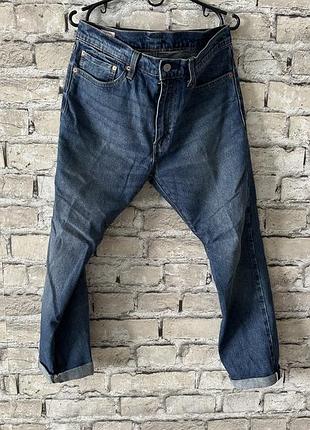 Джинси чоловічі levi’s 511 selvedge denim сині w34l32