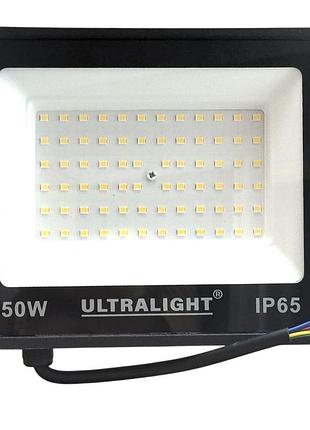 Світлодіодний led прожектор ultralight spg 50 slim (50w) (7398)