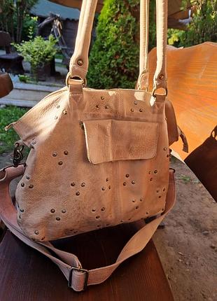 Шкіряна сумка, брендова сумка, сумка taschendieb, сумка шкіра, сумка варена шкіра