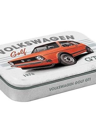 Коробка з м'ятними цукерками xl vw golf gti 1967 nostalgic-art (82128)