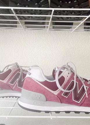 Жіночі кросівки new balance 574 замш оригінал 40 р (25.5 см)