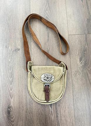 Вінтажна сумка через плече кросбоді , октоберфест, vintage bag oktoberfest