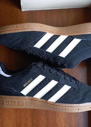 Кроссовки adidas busenitz pro g48060 оригинал новые р.40.5 черные натуральная замша
