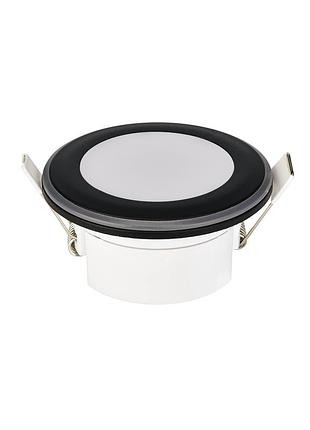 Світильник вмонтований parker-5 5w чорний