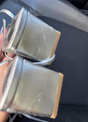 Босоножки серебристые от h&amp;m 4