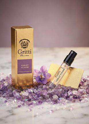 Нишевой парфюм gritti "violet venom" 2 мл (оригинал)