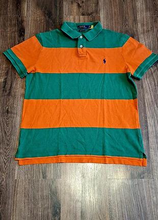 Мужская уникальная футболка поло polo ralph lauren оригинал
