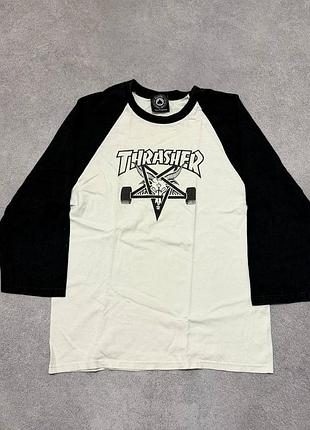 Лонгслив thrasher skate goat raglan