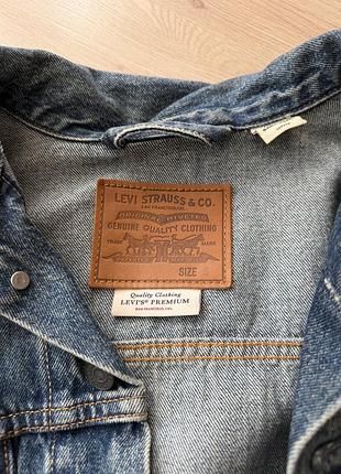 Куртка  джинсова levi’s синя