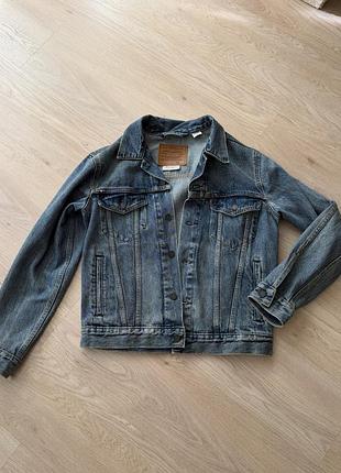 Куртка  джинсова levi’s синя 3