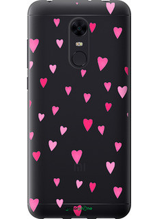 Чехол на xiaomi redmi 5 plus сердечки 2 "4763u-1347-8094"