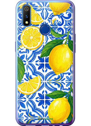 Чехол на realme x lite grocery girl italian summer "6766u-2030-8094", чехол для телефона
