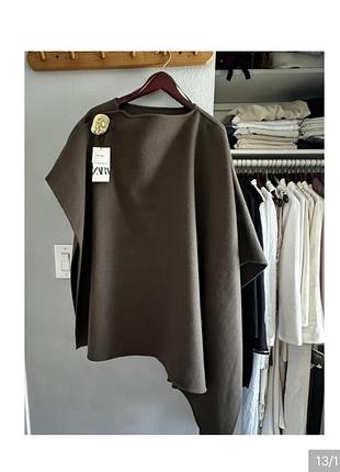 Кейп пончо zara розмір м 6