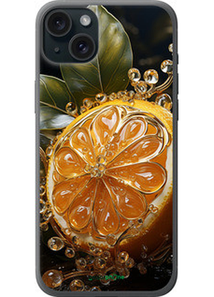Чехол на iphone 15 plus лимон "5647u-3097-8094", чехол для телефона