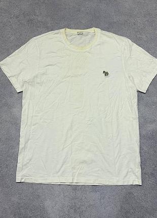Футболка paul smith с вышитой зеброй / оригинал paul smith zebra shirt