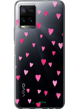 Чохол на vivo y33s сердечка 2 "4763u-2643-8094", чохол для телефона