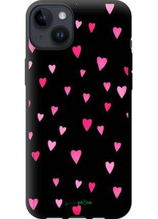 Чехол на iphone 14 plus сердечки 2 "4763b-2645-8094"