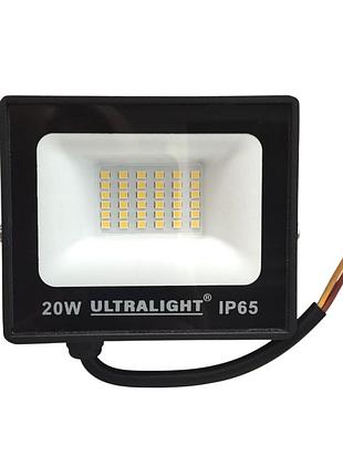 Світлодіодний прожектор ultralight spg 20 slim (20w) (7396)
