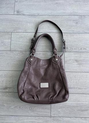 Жіноча брендова шкіряна сумка тоут сатчел марк джейкобс marc by marc jacobs classic q fran leather оригінал