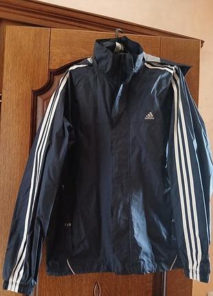 Куртка чоловіча adidas дощовик чорна l