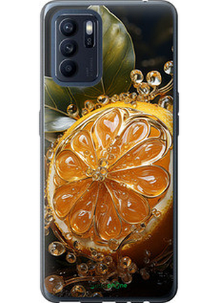 Чехол на oppo reno6 z лимон "5647u-2477-8094", чехол для телефона