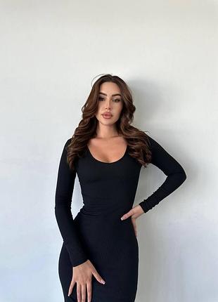 Сукня рубчик