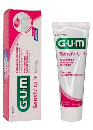 Зубная паста для чувствительных зубов gum sensivital