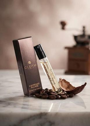Нишевой гурманский парфюм gleam espresso please 2 мл (оригинал)