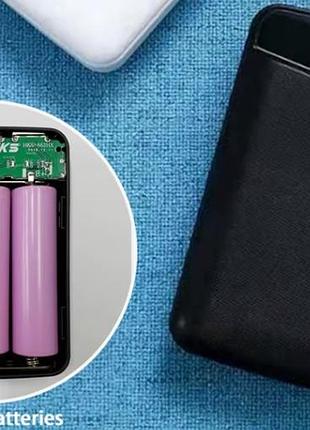 Корпус павербанка під 3*18650 акумулятори 4 in 1 battery charge storage box shell micro usb type c з ліхтарем 3