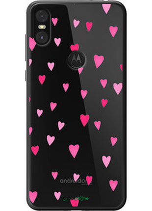 Чехол на motorola one сердечки 2 "4763u-1589-8094"