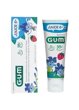 Зубна паста для дітей 6+ gum junior 6+