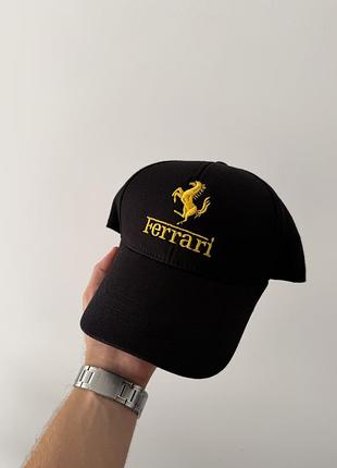 Базова кепка ferrari “center logo” black