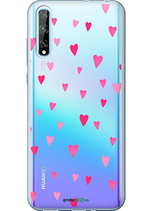 Чохол на huawei p smart s сердечка 2 "4763u-1813-8094", чохол для телефона