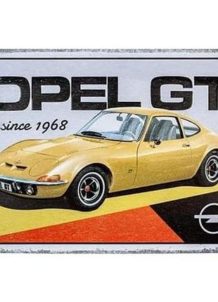 Плакат 20x30 opel gt с 1968 nostalgic-art (22334)