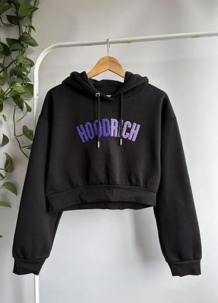 Вкорочений худі на флісі hoodrich