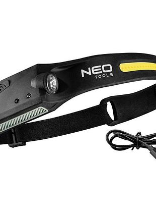 Светодиодный поясной фонарь 2-в-1 neo tools (99097)