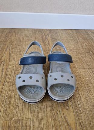 Босоніжки дитячі crocs сірі, розмір c11