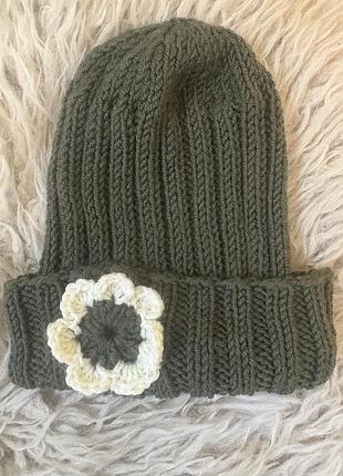 Класна шапочка hand made, вʼязана 2