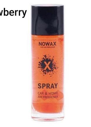 Ароматизатор спрей novax x spray 50 мл strawberry