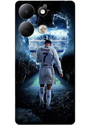 Силиконовый бампер чехол для xiaomi redmi 17 с рисунком ronaldo роналдо