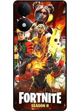 Силіконовий чохол бампер для xiaomi redmi note 17 з малюнком fortnite marvel фортнайт марвел